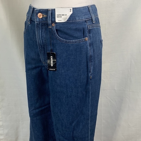 Express Wide Leg High Rise Jeans- NWT - Picture 10 of 13